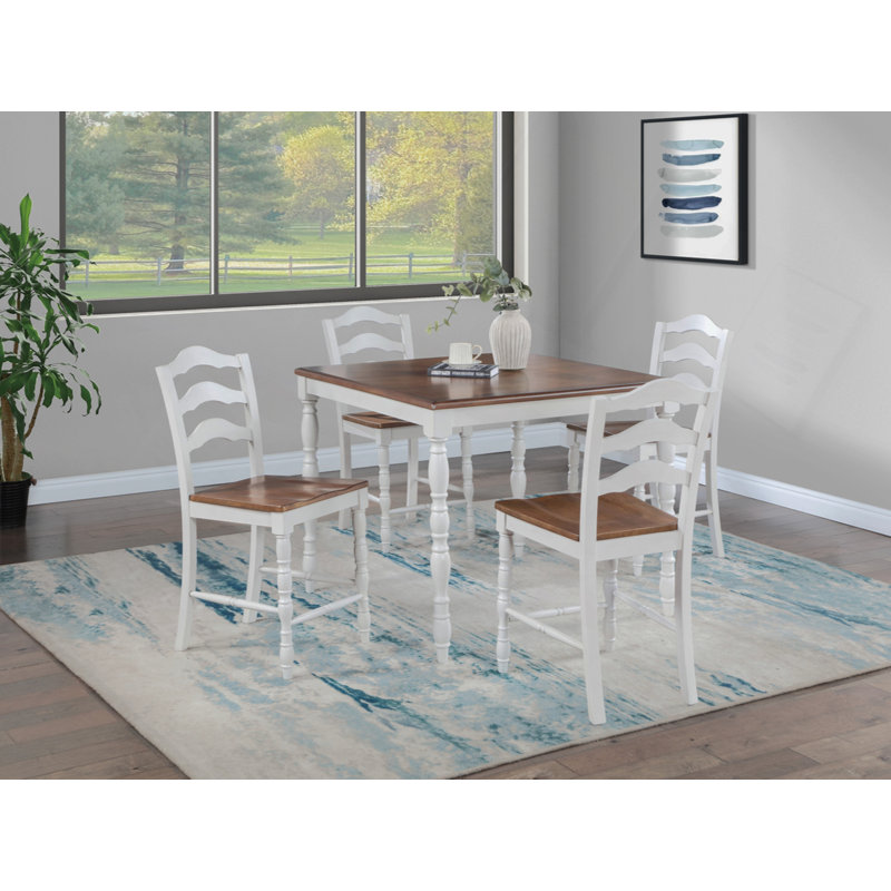 Faraj Dining Set, 36" H x 42" W x 42" D