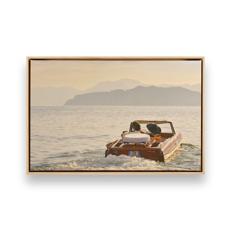 «Dolce Drift», reproduction sur toile, Cadre flottant en érable américain, 20 po x 30 po