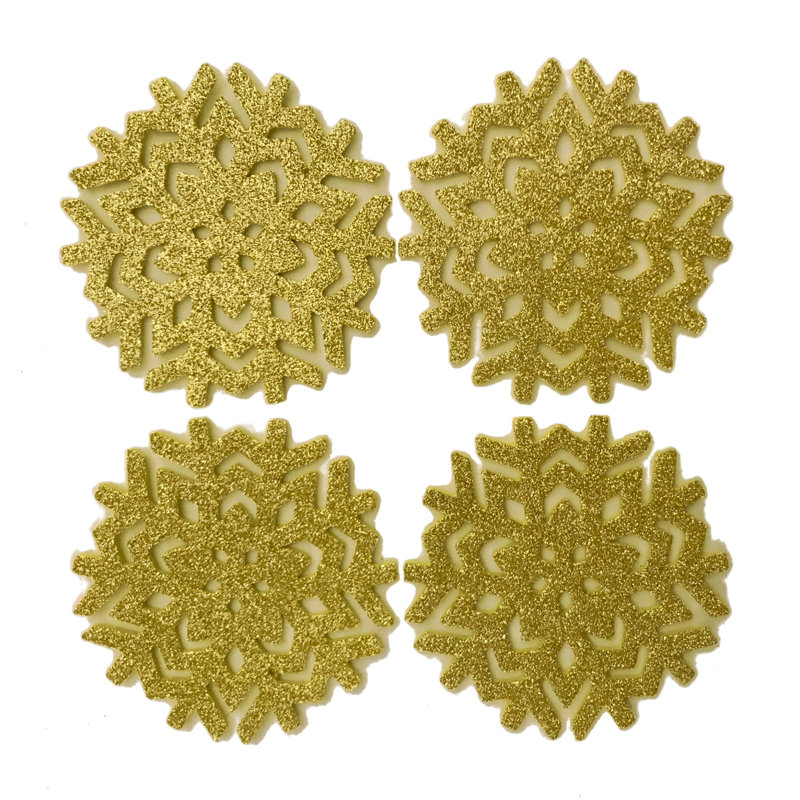 Round 4 Piece Coaster Set, Green