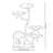 Simple and Creative Red Cat Climbing Frame