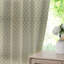 Fabdivine Weave Pattern Floral Handmade Block Print Brown and Gray Pinch Pleated Window Drapes 27x57 Inches, 2 Panel Set Soft and Bohemian Pure Linen Curtains Room Darkening, Blackout, Rajbhog-2076071251