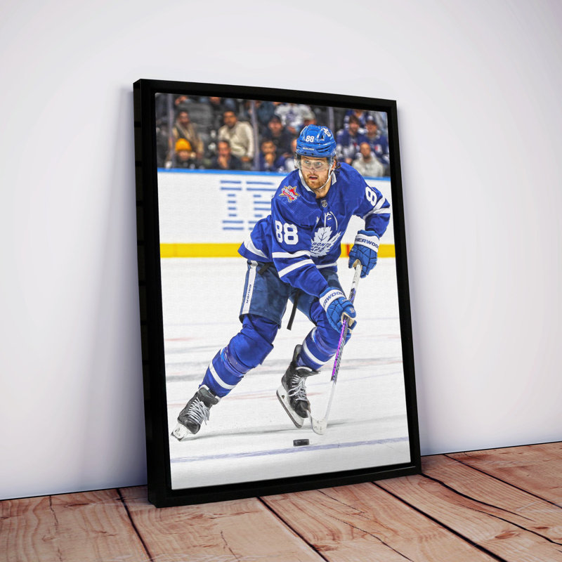 William Nylander toile encadrée 20 x 29 feuilles d'érable Action-V