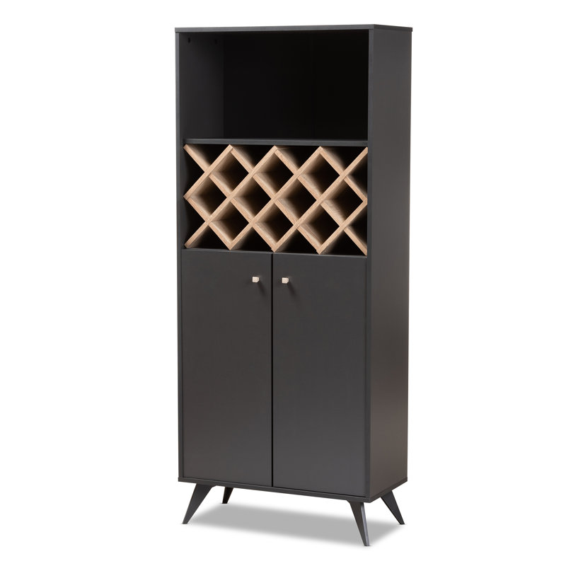 Bar Cabinet, Dark Grey