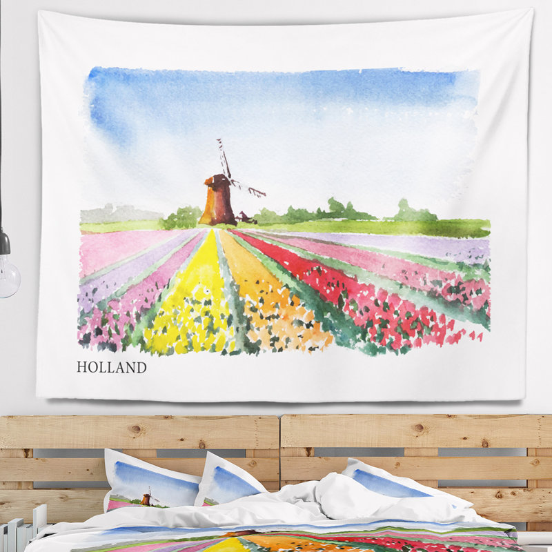 Polyester Tapestry, 32" H x 39" W