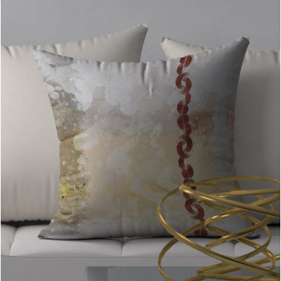 Housse et insert de coussin carré petit prune