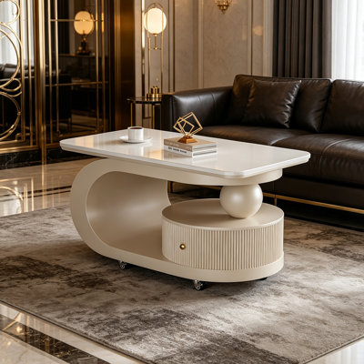 Table basse simple avec rangement Carrasco