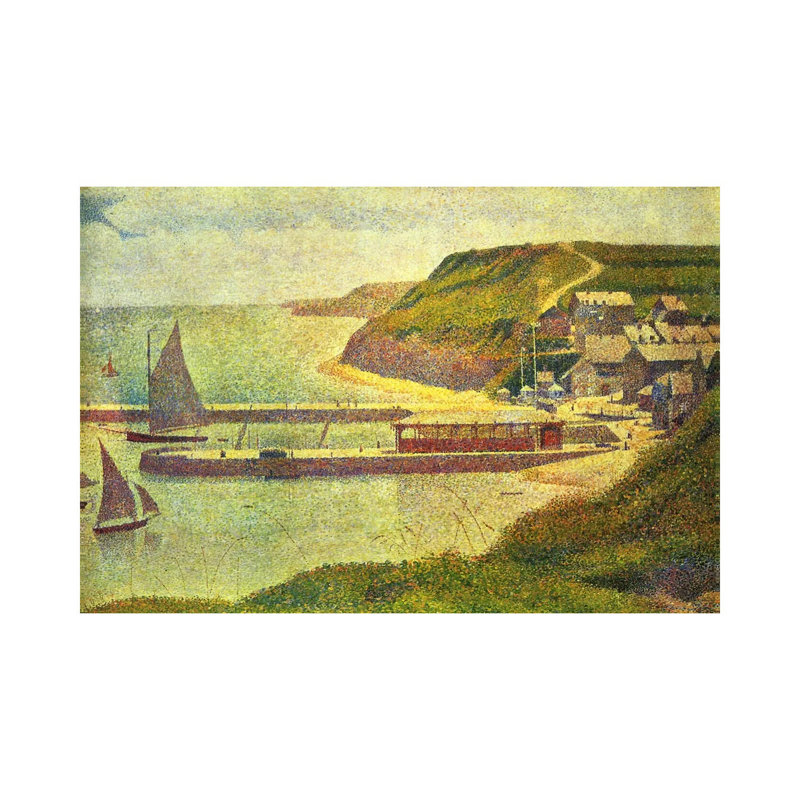 Port-en-Bessin 1888 - Wrapped Canvas Painting, 66.04 cm H x 45.72 cm W