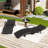 All-Weather Wicker Patio Chaise Lounge Set with Pull-Out Side Table and Adjustable Backrest-1140132640