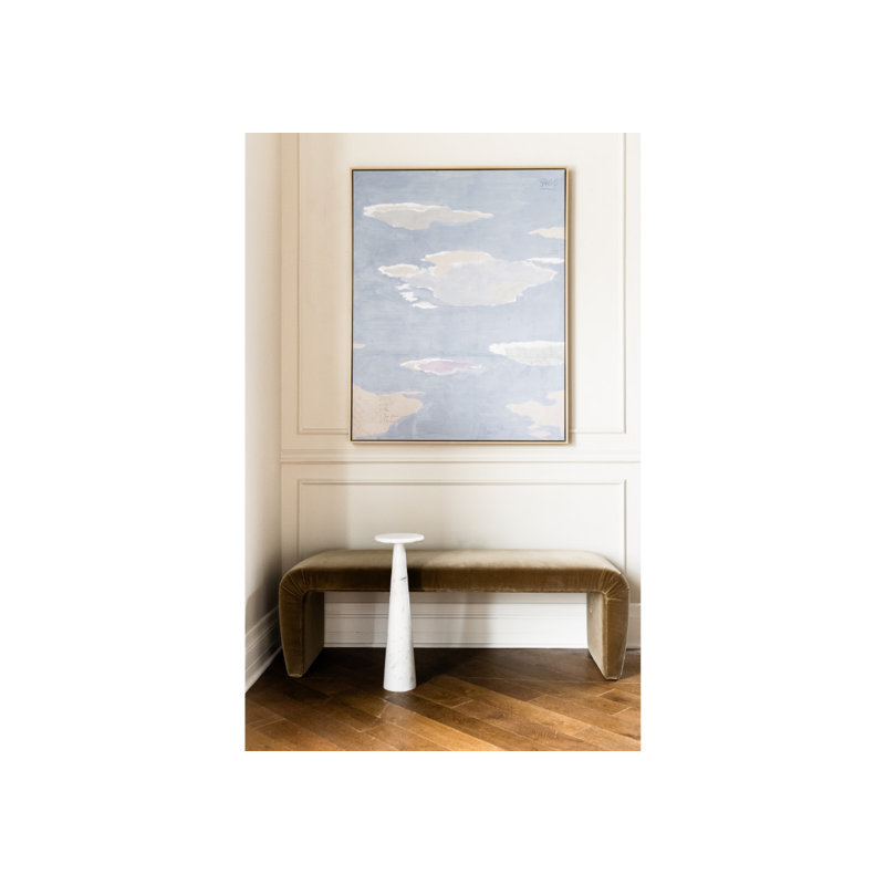 Upholstered Bench, Brown