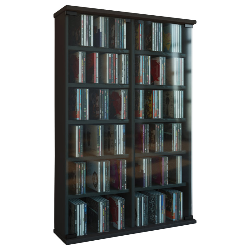 91.5cm H Media Cabinet, Black