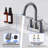 2-handle Bathroom Faucet with Drain Assembly-93816070