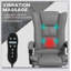 Chaise de bureau Vinsetto Vibration Massage