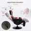 Fauteuil inclinable de jeu de course avec support lombaire et porte-gobelet