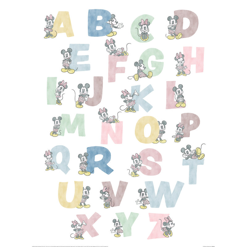 Mickey and Friends (A-Z) Letters