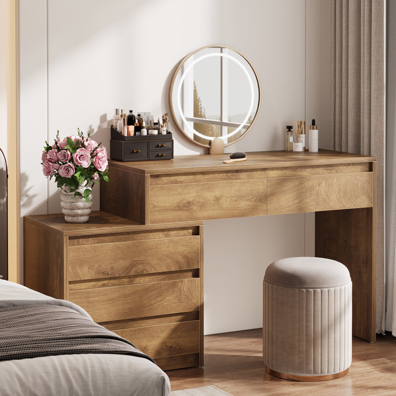 Dressing Table, Brown
