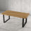 Beckner Teak Rectangular Solid Wood Top with Solid Wood Base Dining Table