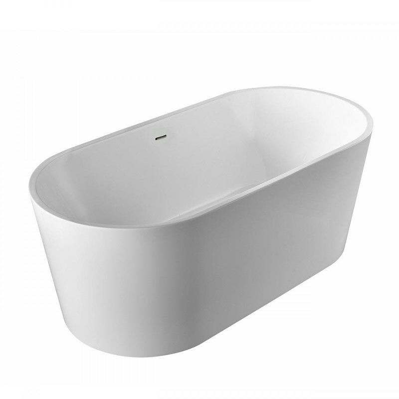 Mia 66.5'' x 32.13'' Soaking Acrylic Bathtub