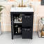 24" Bathroom Vanity with Ceramic Sink, 2 Drawers and Storage Cabient-353973735