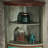 American style multi-functional corner bookcase-109663575