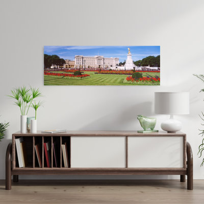 Buckingham Palace, London, England, United Kingdom Abstract Geranium Architecture City Wall Art