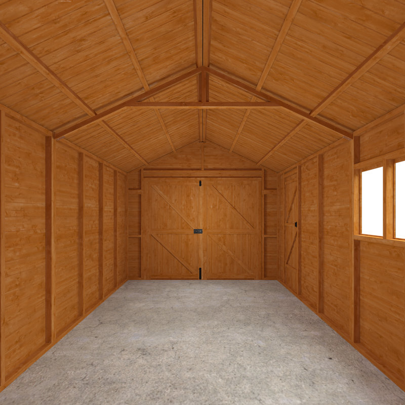 Tiger 10 Ft. W x 16 Ft. D Shiplap Apex Shed