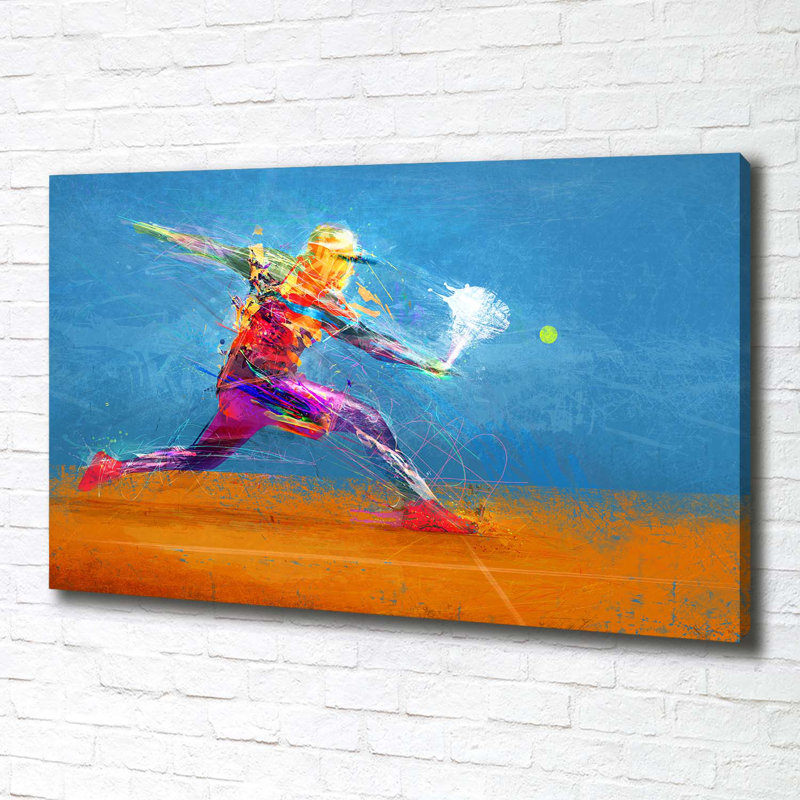Tennis Player - Wrapped Canvas Print