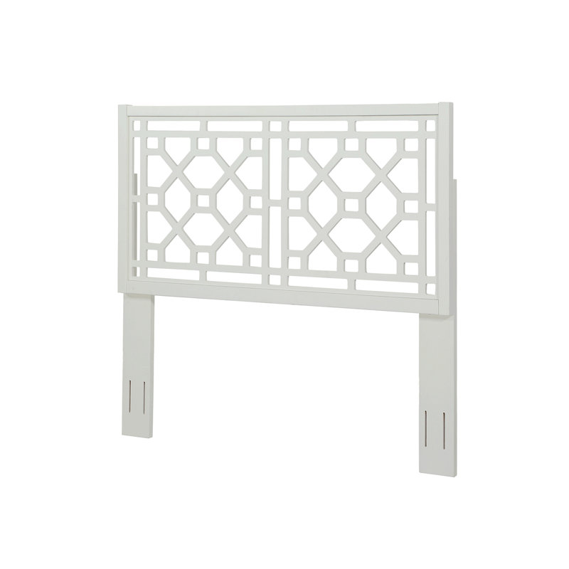 Tabor Chippendale White Headboard - Queen, Queen
