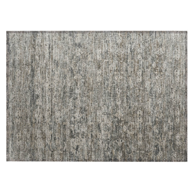 Machine Washable Indoor/Outdoor Chantille ACN2324 Ikat Rug, Rectangle 1'8" x 2'6"