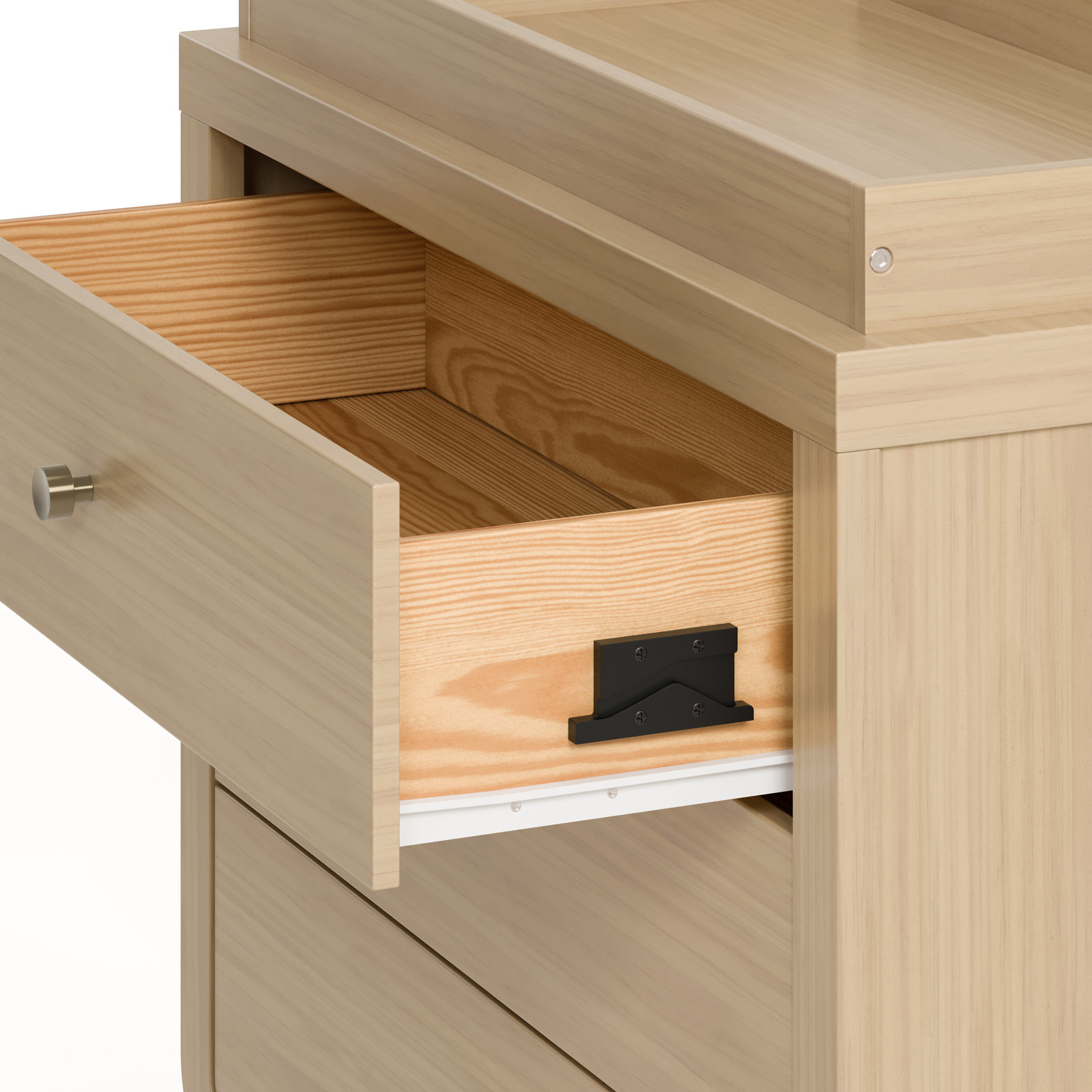 Santorini 3-Drawer Changing Table Dresser, Driftwood