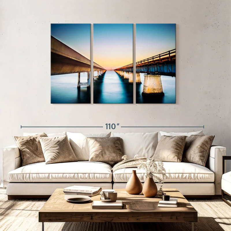 Lilie Florida Keys Seven Mile Bridge, 48" H x 74" W
