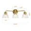 Éclairage pour meuble-lavabo 3 lumières 3 lumières-1303052026-1303052021-1307961330