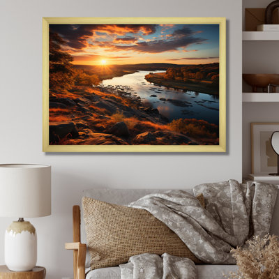 Paysage côtier du Delaware I sur toile