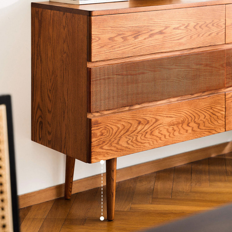 Modern Retro Style Sideboard, Brown