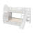 Castle-Inspired Bunk Bed, Wooden Bunk Bed With 2 Drawers & 3 Shelves, Comes With Slide And Storage Steps-918836176-918836181