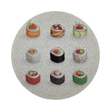 Glass Beads Round Beaded Placemats