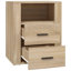 Jannika 50cm W Manufactured Wood Bedside Table-677483325