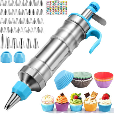 167-Piece Cake Decorating Kit With Icing Dispenser