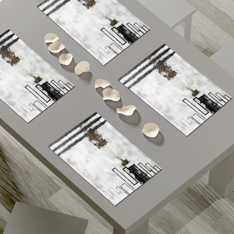 Napperon abstrait en polyester