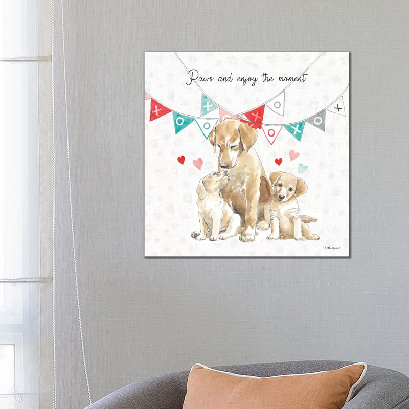Paws Of Love III by Beth Grove - Wrapped Canvas Print, 66.04 cm H x 66.04 cm W x 1.91 cm D