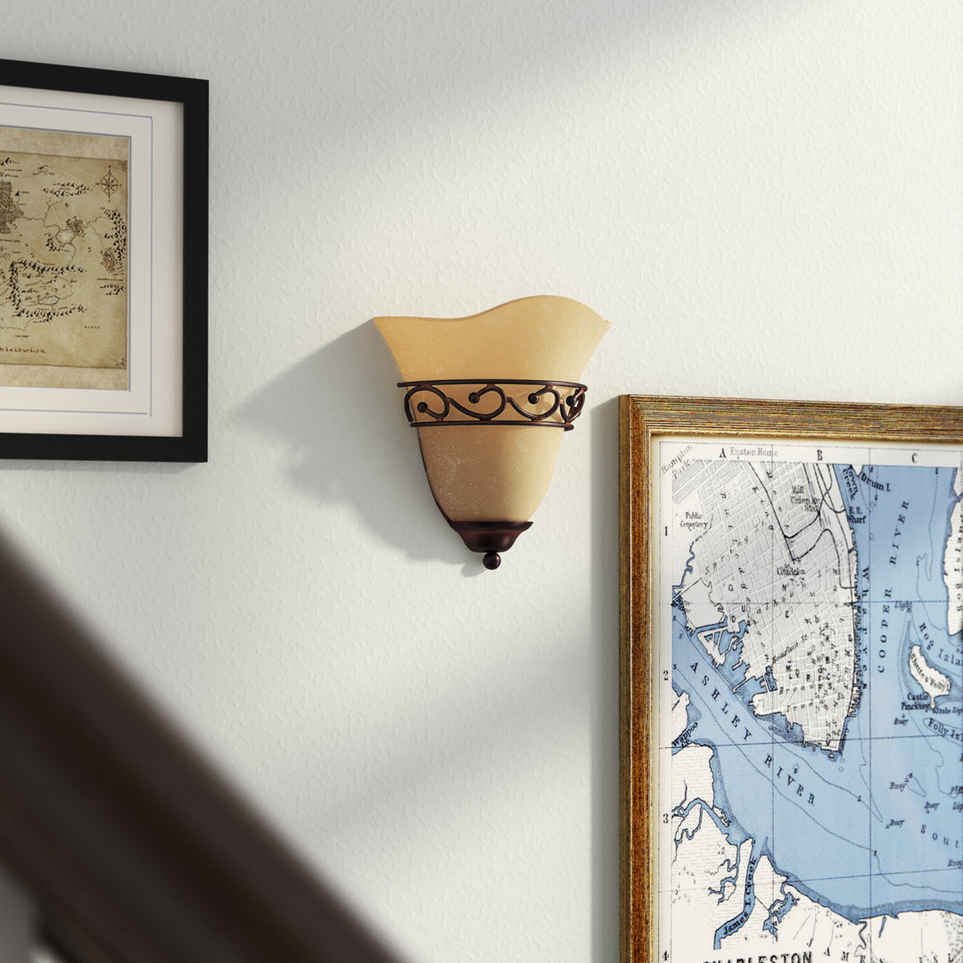 Harpole Flush Mounted Sconce Charlton Home®