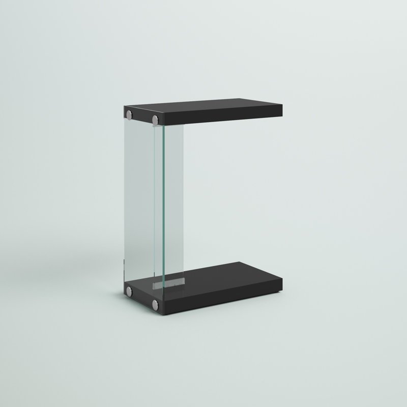Table de bout avec rangement Amedee C, Noir