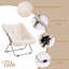 Soft Faux Fur Oversized Folding Accent Chair-935085486