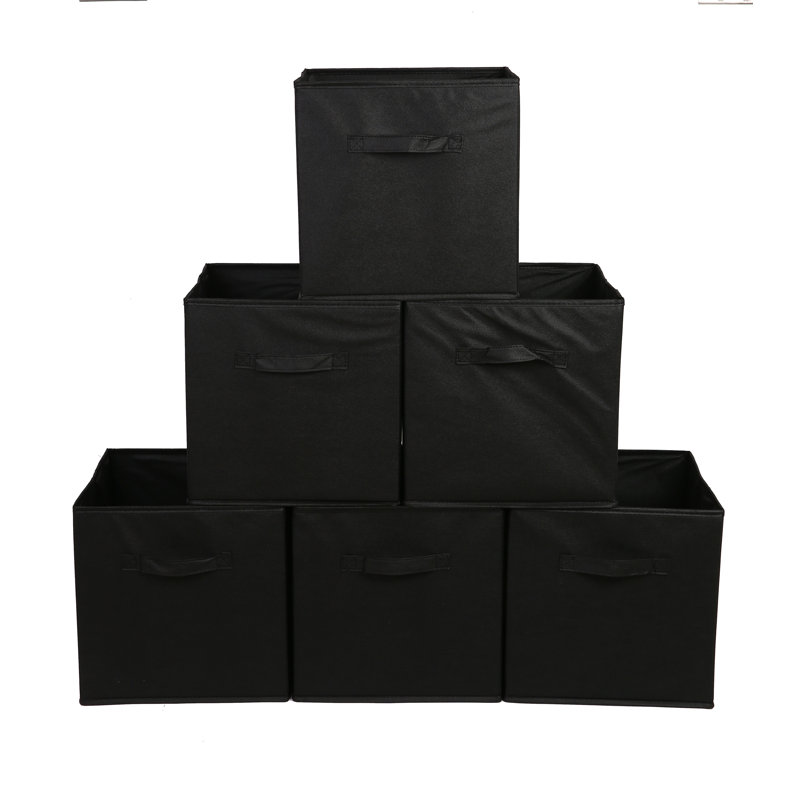 Collapsible Storage Bins, Black