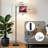 Arc Floor Lamp with Adjustable Lampshade Magical Cotton Flower Landscape Butterflies Standing Lamp 3 Color Temperatures Dimmable Tall Pole Lamp with Foot Switch for Bedroom