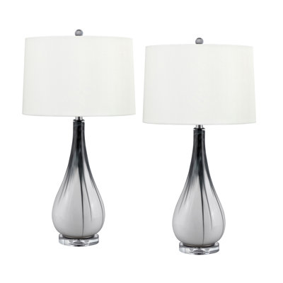 Lampe de table en verre 31 "Tropea