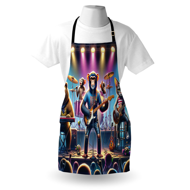 No Pattern Bib Apron