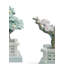 2 Piece Japanese Tree Pots Sculpture Set