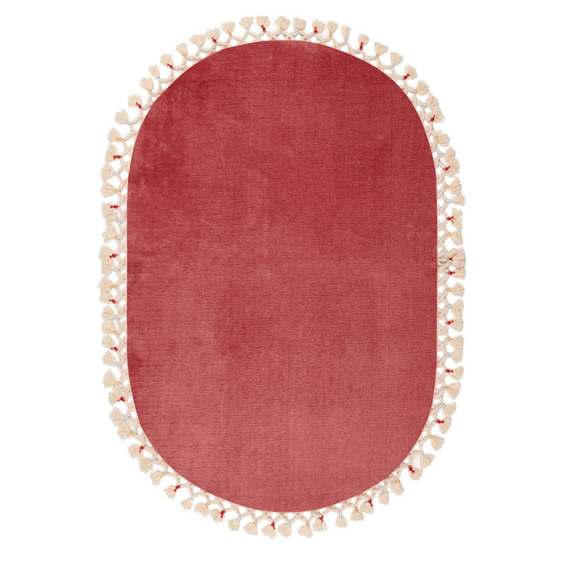 Tapis pour salle de bain Adia, L 39 po x L 47 po, Fuchsia