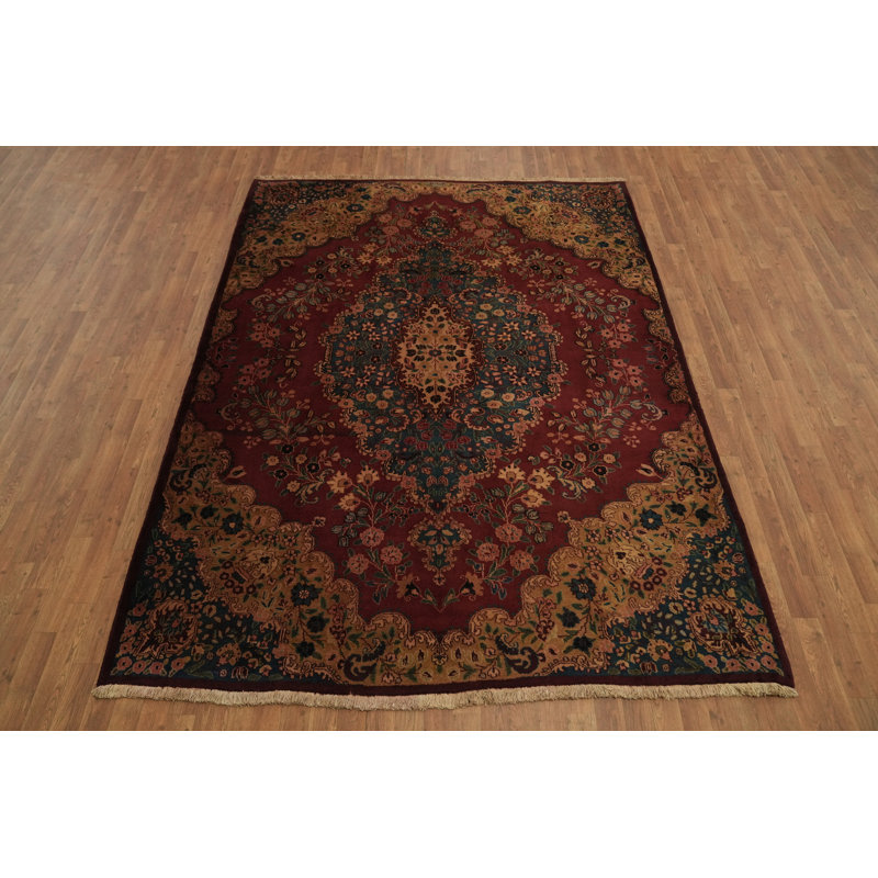 Tapis traditionnel exquis médaillon 7 x 9