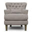 Fauteuil l 32 po capitonné en lin-831465435